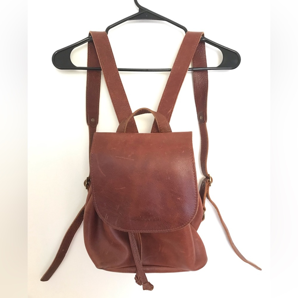 Portland Leather Backpack Purse